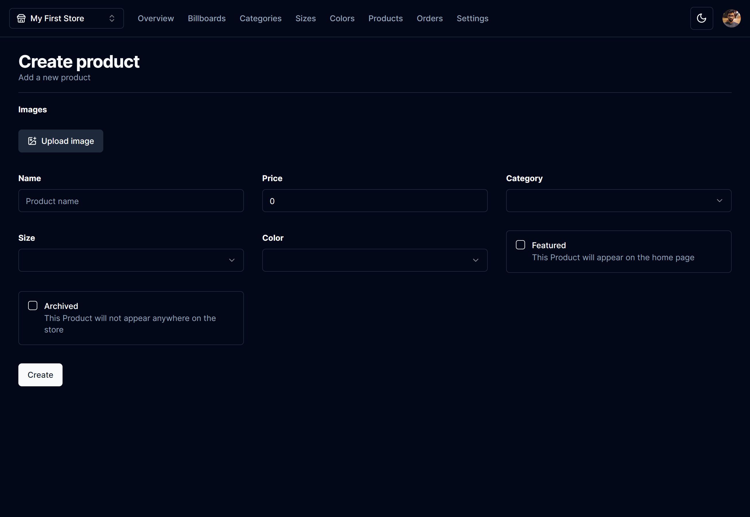 ecom-admin product